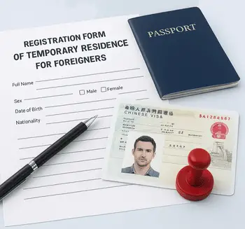 China temporary residence registration