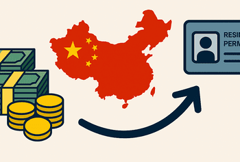 generate a feature image about _How Long Do You Need to Invest in China to Qualify for Permanent Residence__(1)