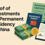 Proof of Investments for Permanent Residency in China