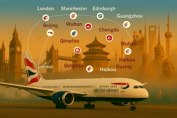 Flights to China from UK