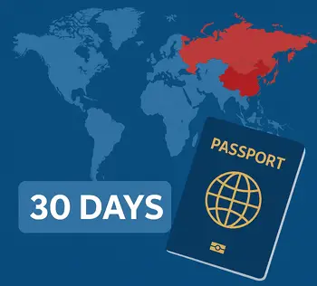 Russia Visa Free for China