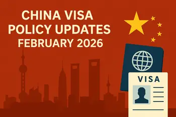 China Visa Policy Updates February 2026